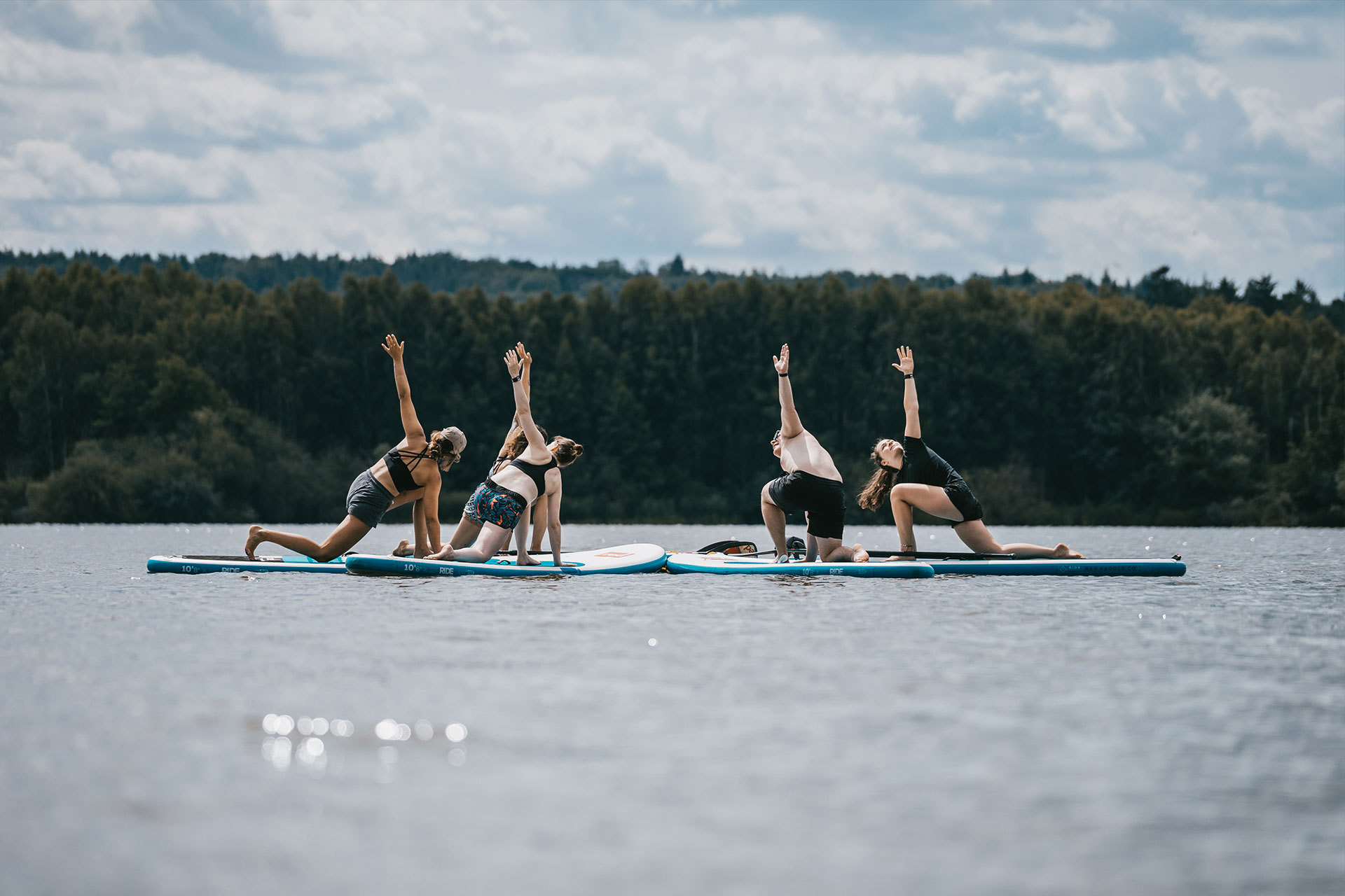 SUP-Yoga am Brombachsee
